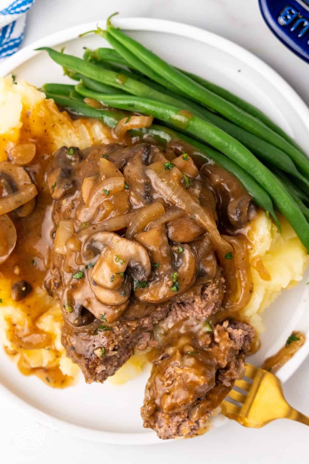 Easy Hamburger Steak Recipe - Little Sunny Kitchen