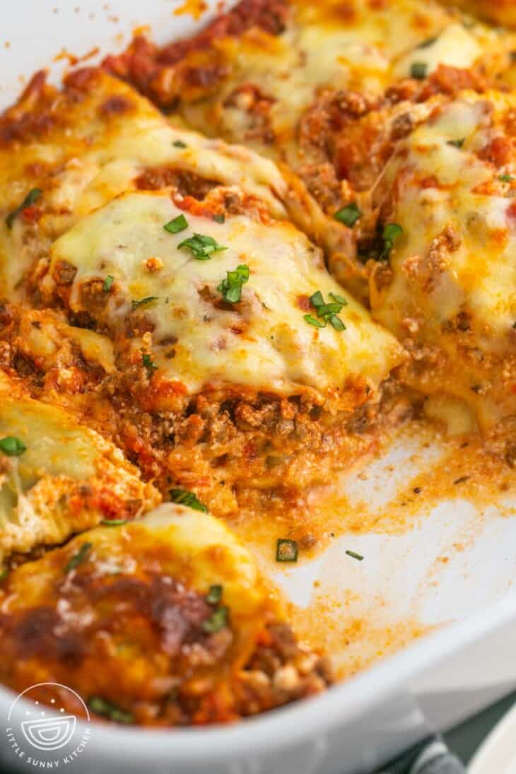 Baked Ravioli Lasagna - Little Sunny Kitchen