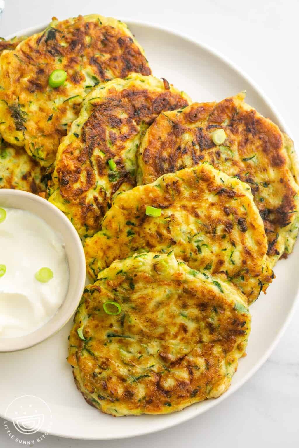 The Best Zucchini Fritters Recipe - Little Sunny Kitchen