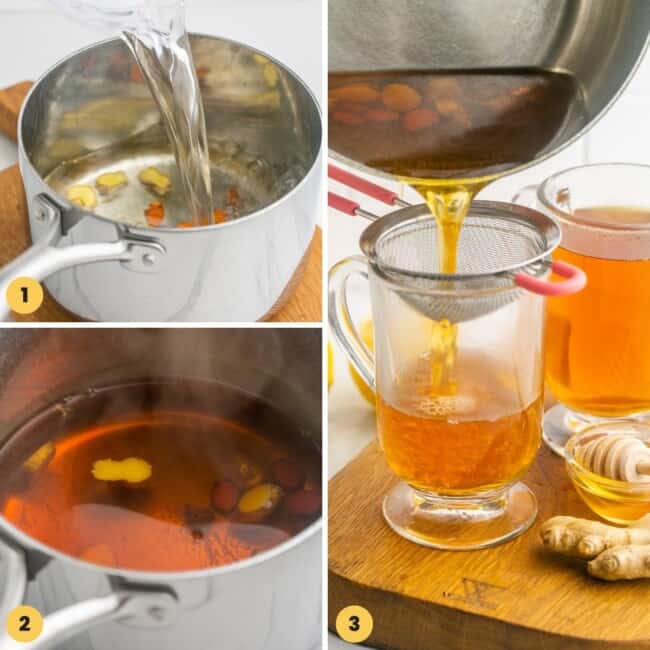 Healthy & Easy Turmeric Ginger Tea Little Sunny Kitchen