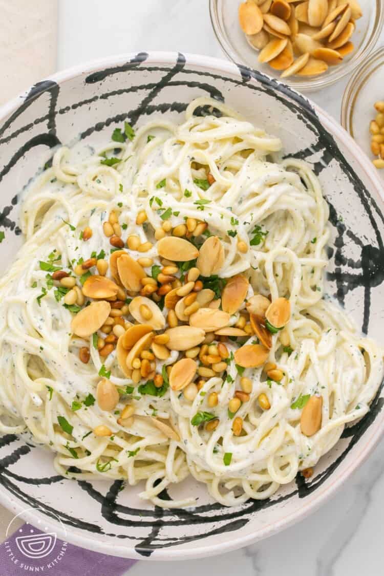 Yogurt Pasta Sauce Macarona Bil Laban Little Sunny Kitchen