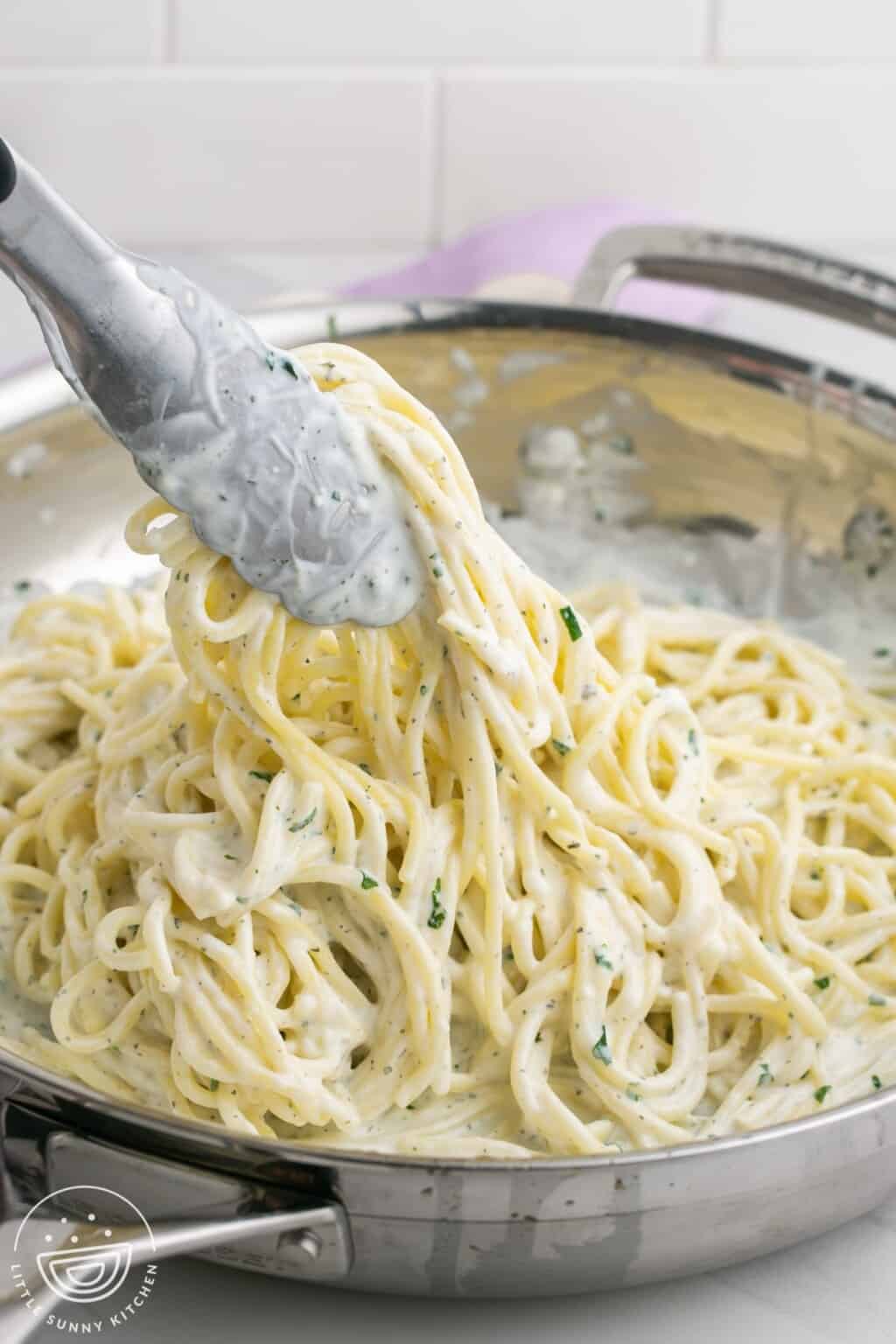 Yogurt Pasta Sauce Macarona Bil Laban Little Sunny Kitchen