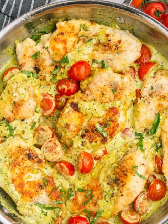 Creamy Pesto Chicken Little Sunny Kitchen