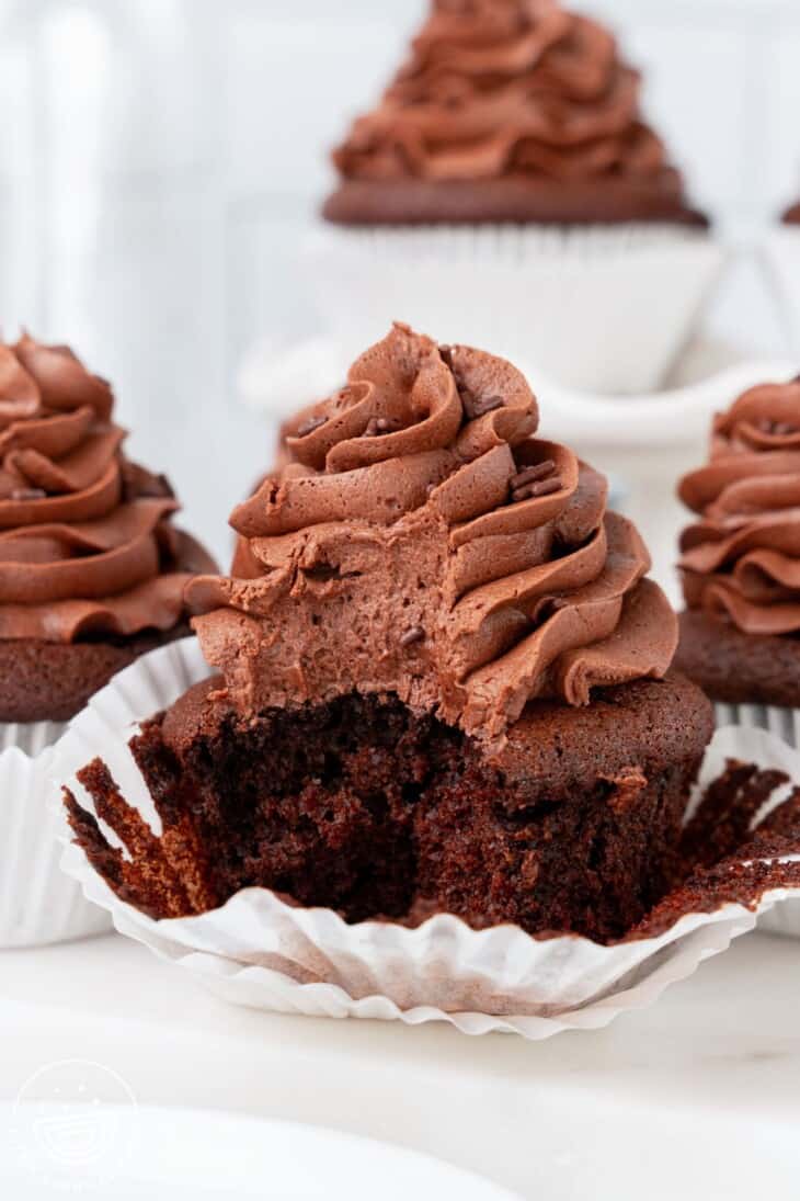 Easy Chocolate Cupcakes - Little Sunny Kitchen