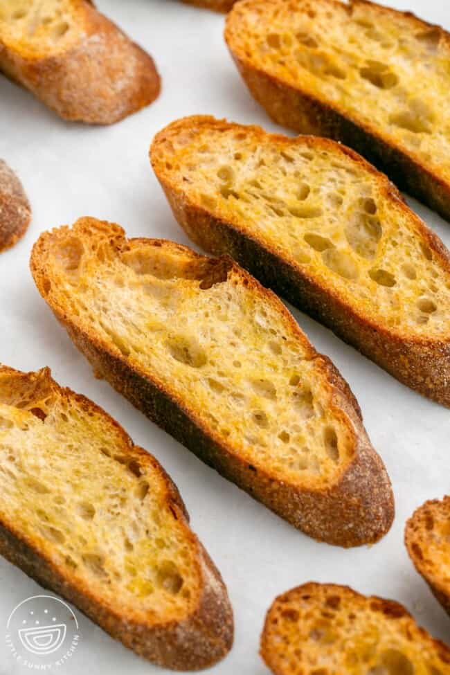 Homemade Crostini Recipe Little Sunny Kitchen