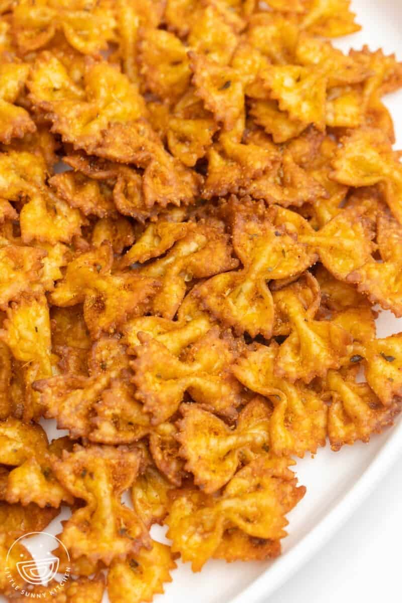 Tiktok Pasta Chips Recipe (Viral Trend!) Little Sunny Kitchen