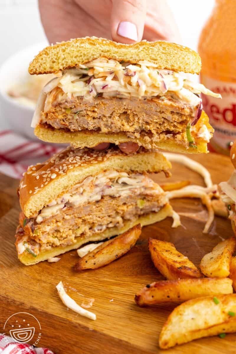 Spicy Buffalo Chicken Burger Little Sunny Kitchen