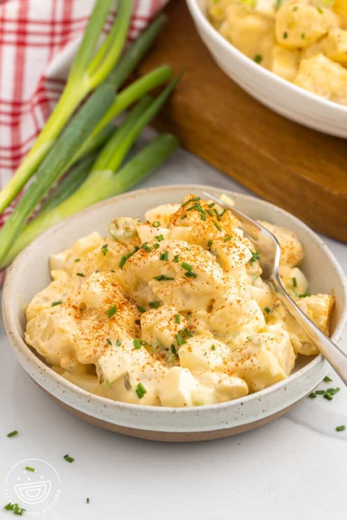 Perfect Deviled Egg Potato Salad Recipe Little Sunny Kitchen