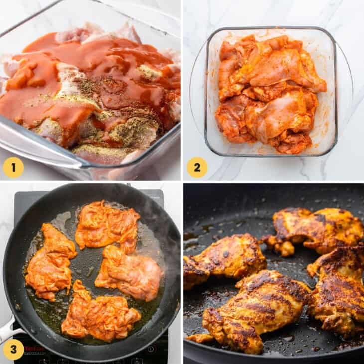 The Best Buffalo Chicken Thighs Little Sunny Kitchen