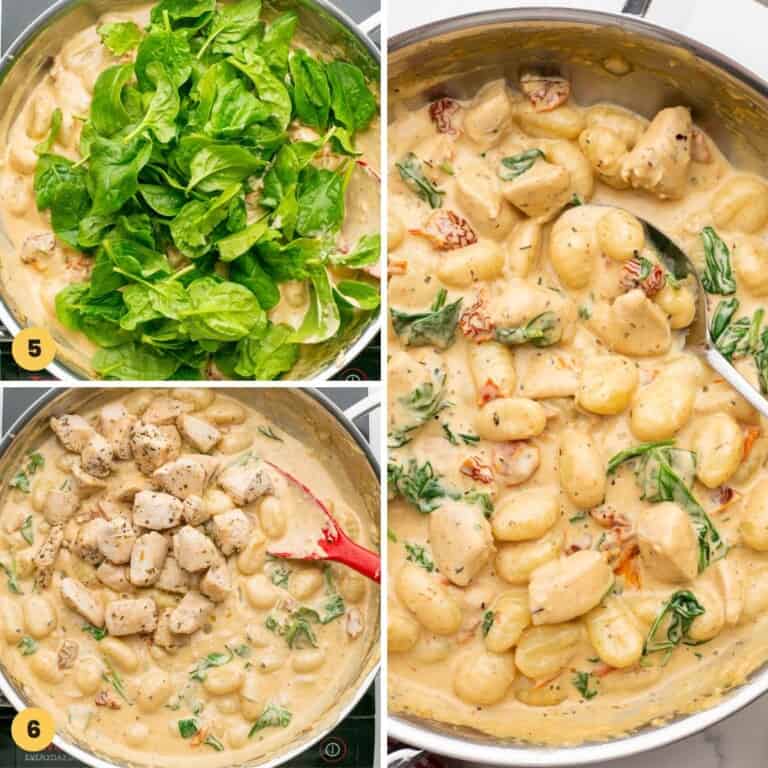 Creamy Chicken and Gnocchi One-Pan Meal- Little Sunny Kitchen