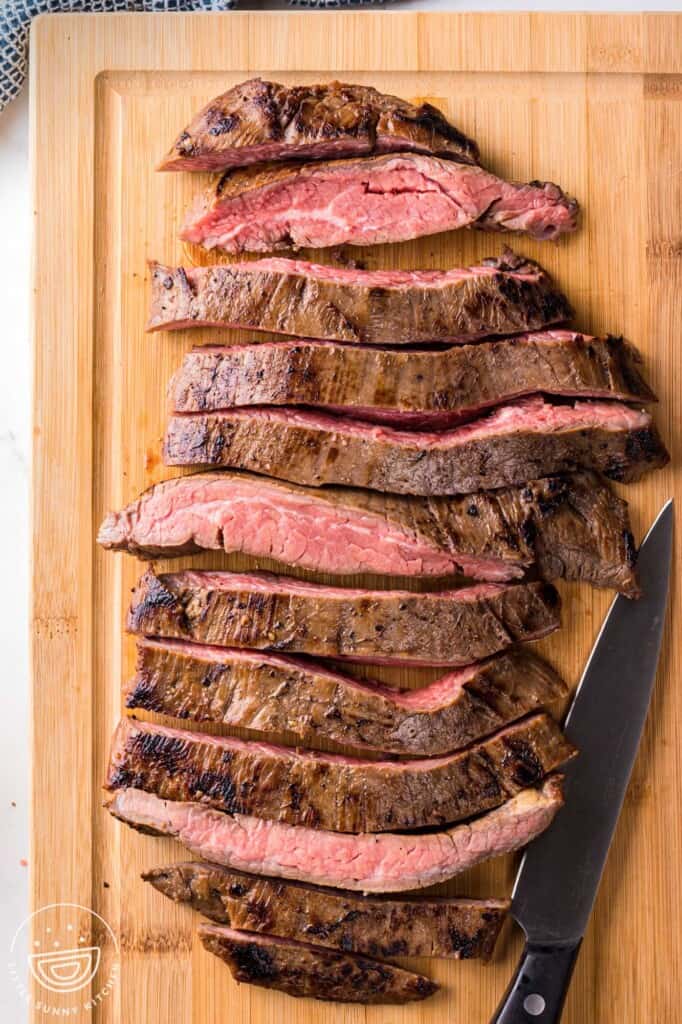 The Best Smoked Flank Steak (with Chimichurri Sauce!)