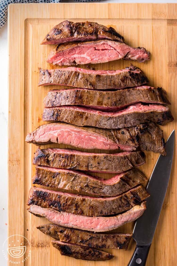 The Best Smoked Flank Steak (with Chimichurri Sauce!)