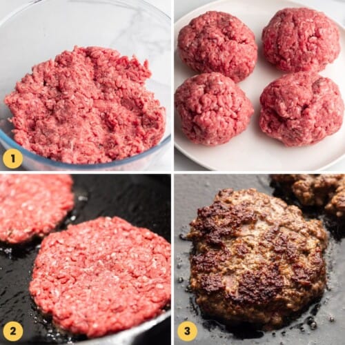 Stove Top Burgers (How to Cook Hamburgers on the Stove)
