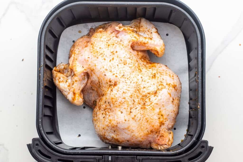 Simple Air Fryer Whole Roast Chicken – Curly's Cooking