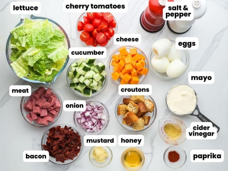 Classic Chef Salad Recipe Little Sunny Kitchen