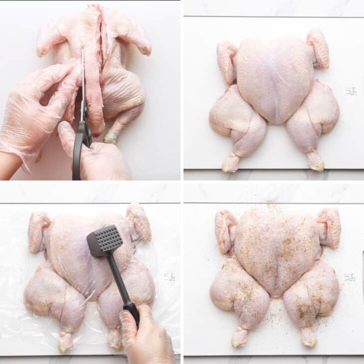 Chicken Under A Brick - Little Sunny Kitchen