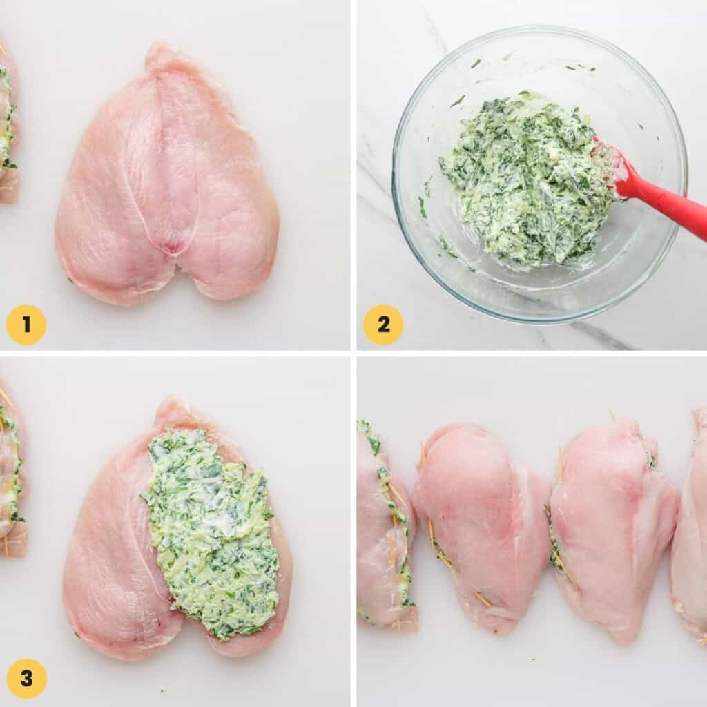 Easy Spinach Stuffed Chicken Breast Recipe - Little Sunny Kitchen