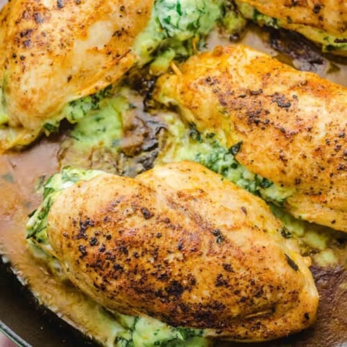 Easy Spinach Stuffed Chicken Breast Recipe - Little Sunny Kitchen