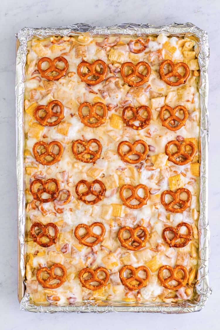 Easy Chex Mix Marshmallow Treats