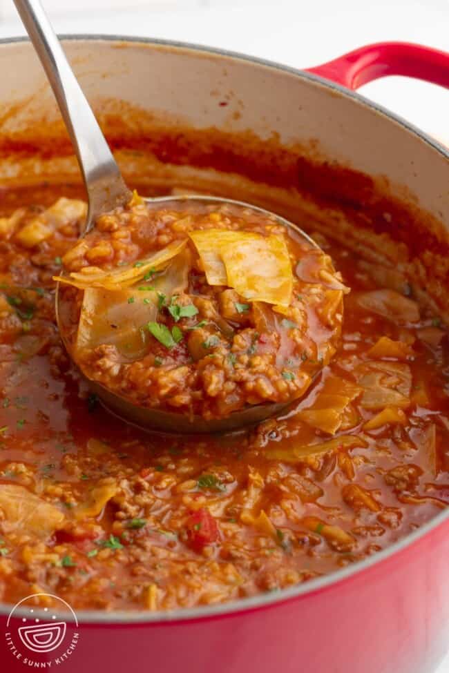Stuffed Cabbage Soup Little Sunny Kitchen