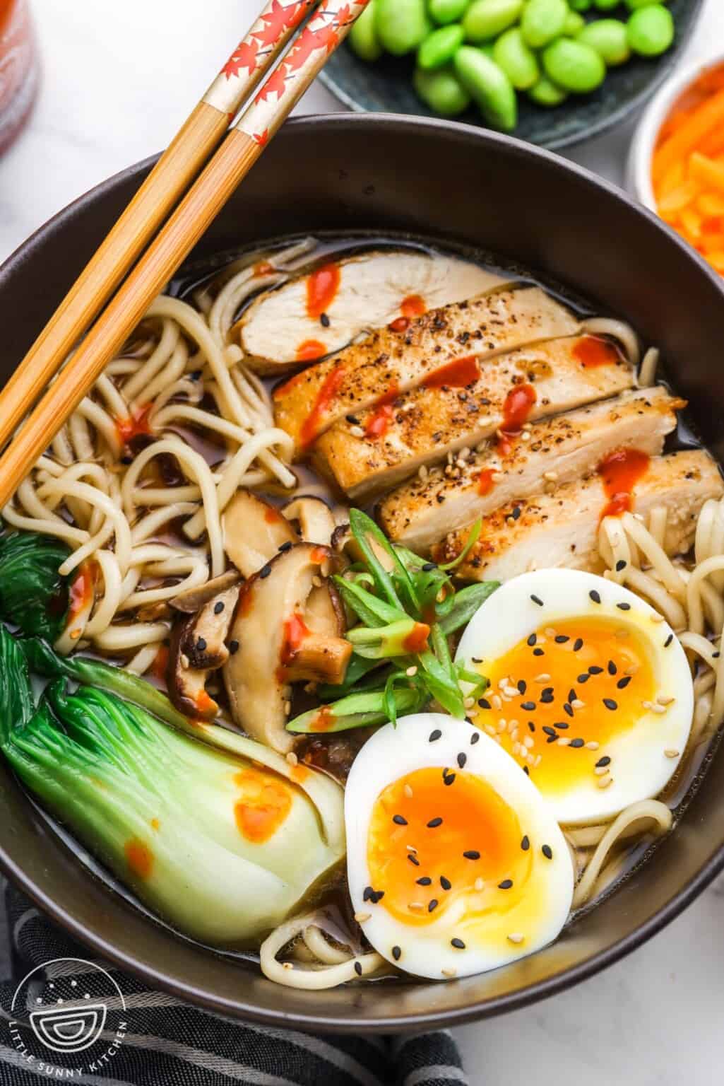 Easy Homemade Ramen Recipe Little Sunny Kitchen easy-homemade-ramen-recipe-little-sunny-kitchen