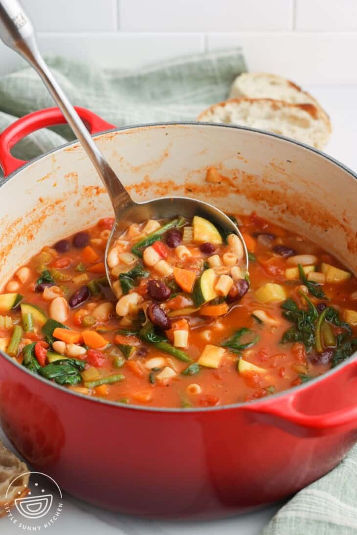 The Best Minestrone Soup - Little Sunny Kitchen