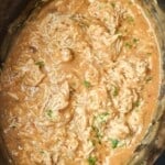 slow cooker chicken and gravy.