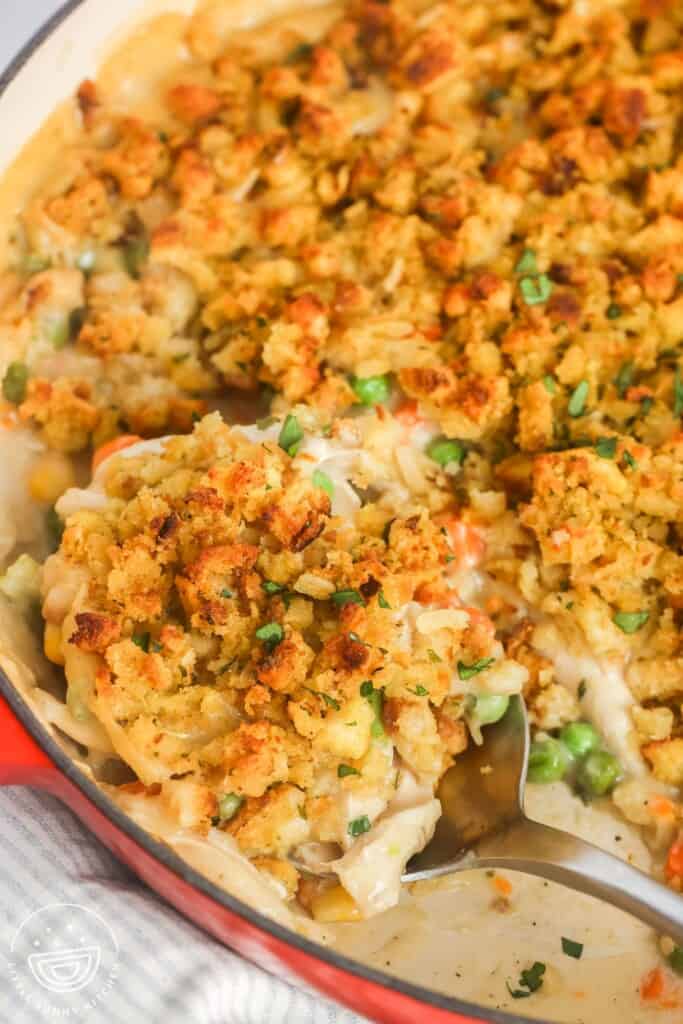 The Best Chicken Stuffing Casserole Little Sunny Kitchen