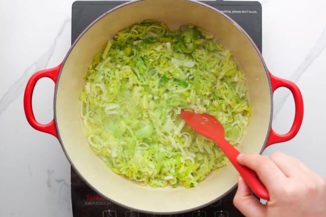 Easy Creamy Potato Leek Soup - Little Sunny Kitchen