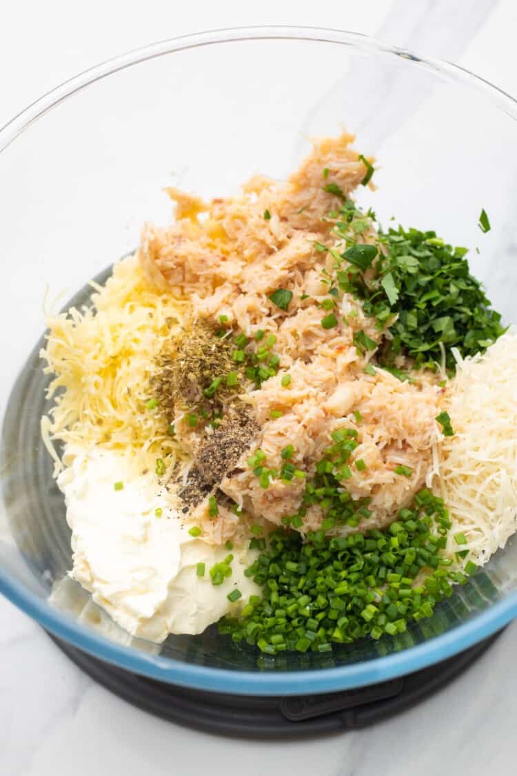 Cheesy Crab Stuffed Mushrooms - Little Sunny Kitchen