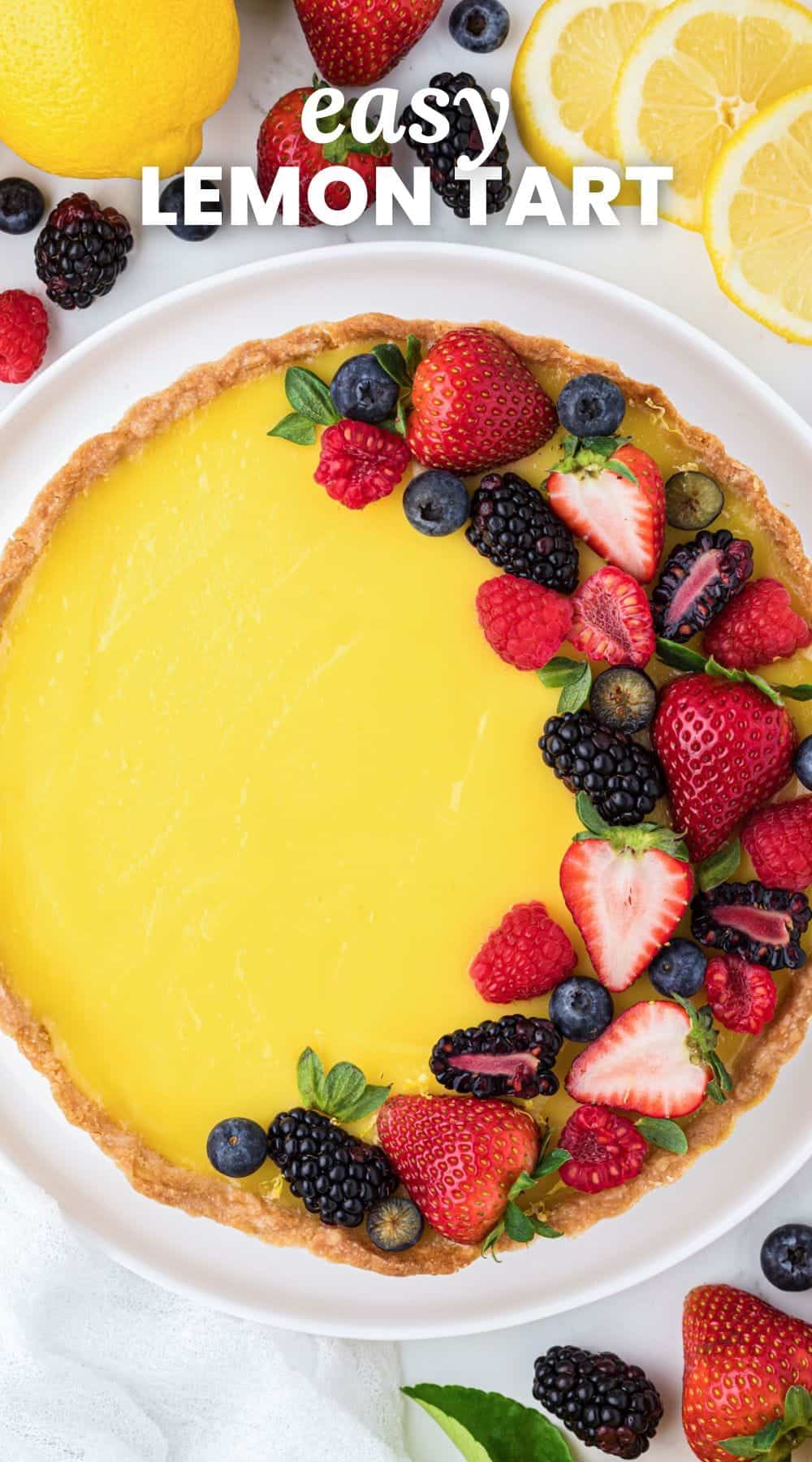 The Best Lemon Tart Recipe Little Sunny Kitchen