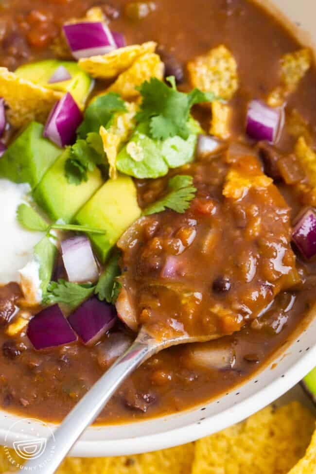 Easy Black Bean Soup - Little Sunny Kitchen