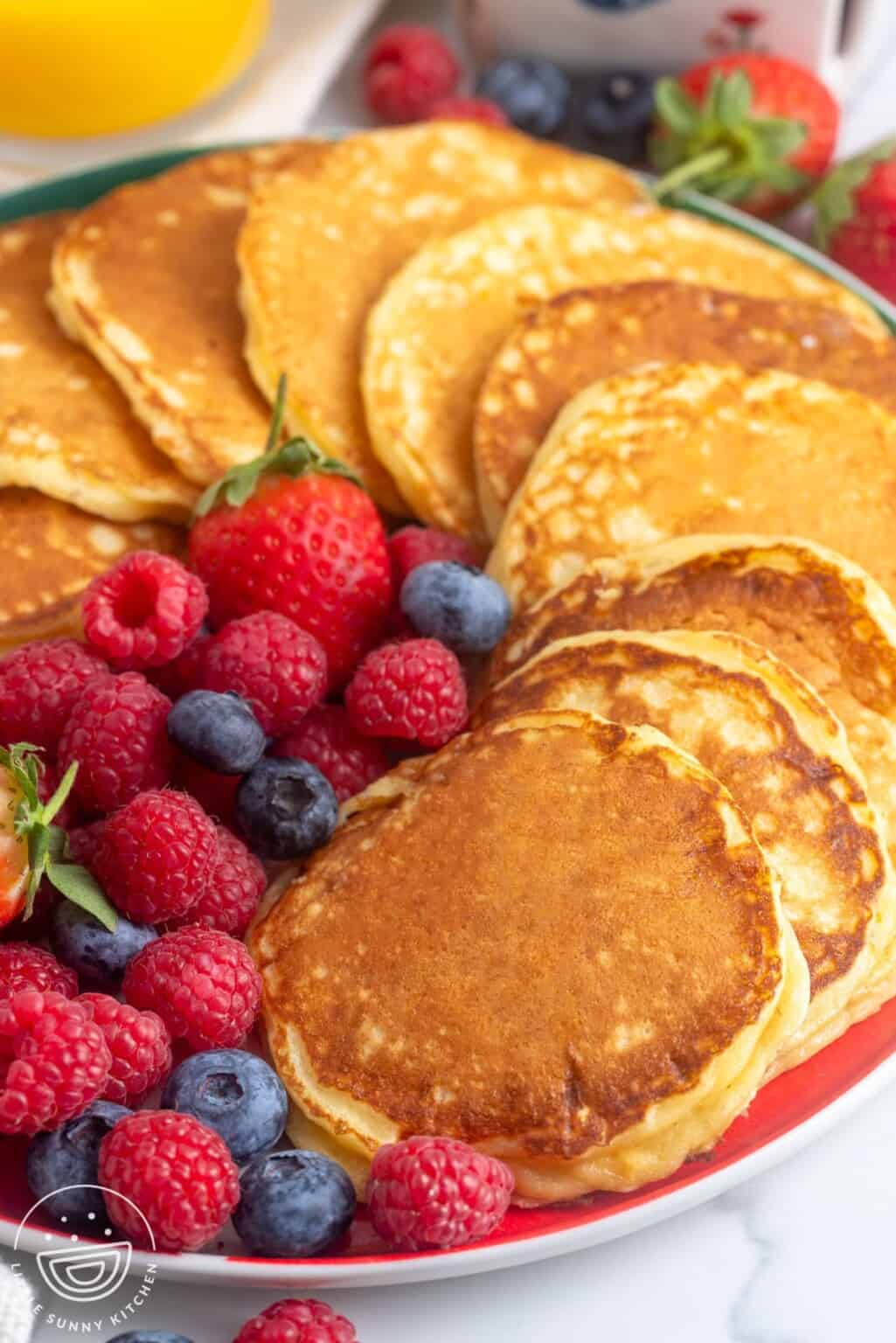 The Best Cottage Cheese Pancakes Little Sunny Kitchen