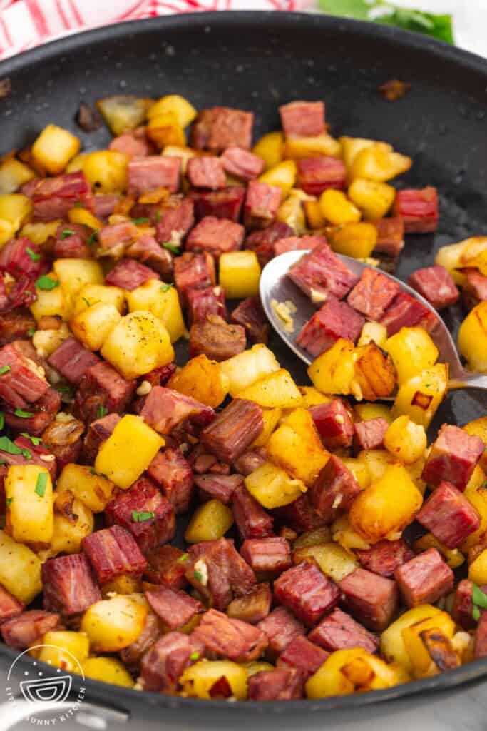 Homemade Corned Beef Hash and Eggs - Little Sunny Kitchen