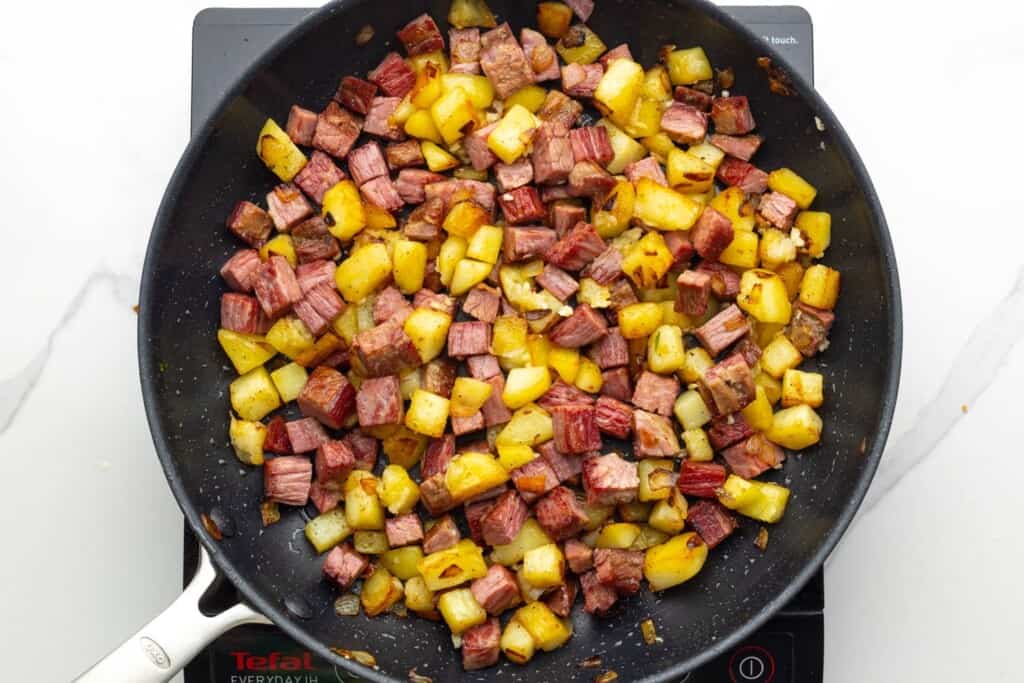 Homemade Corned Beef Hash and Eggs - Little Sunny Kitchen