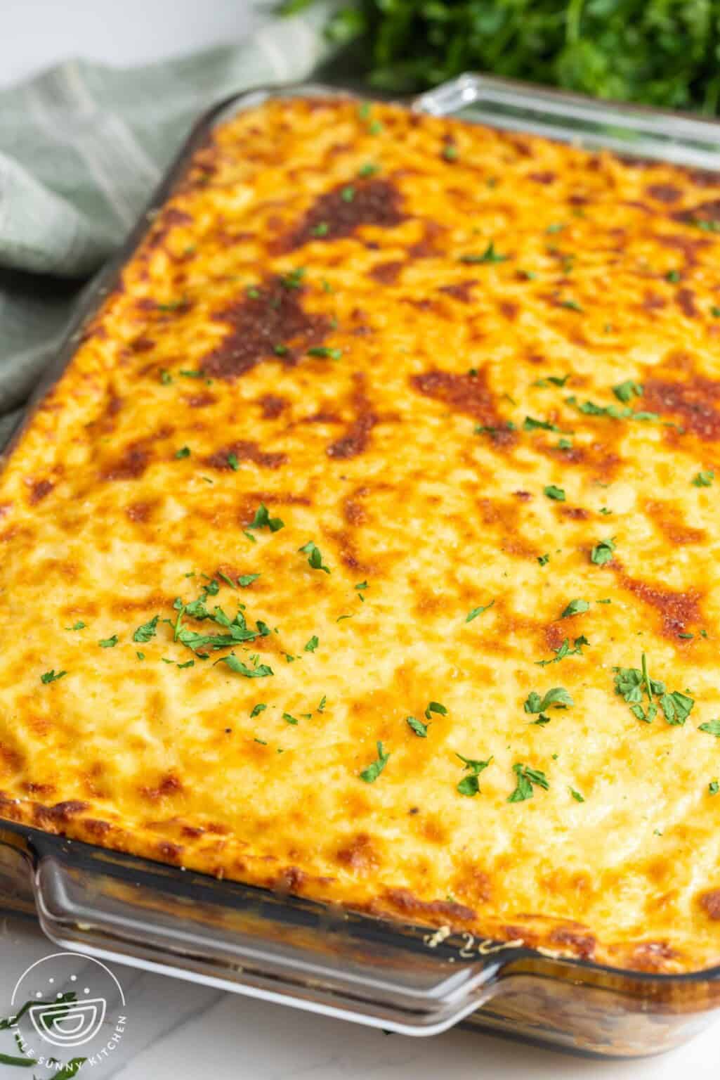 Pastitsio Greek Lasagna - Little Sunny Kitchen