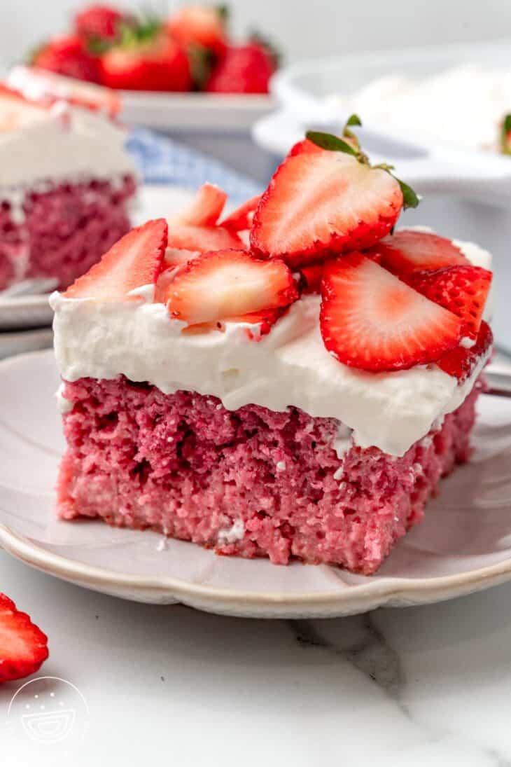 Strawberry Tres Leches Cake - Little Sunny Kitchen