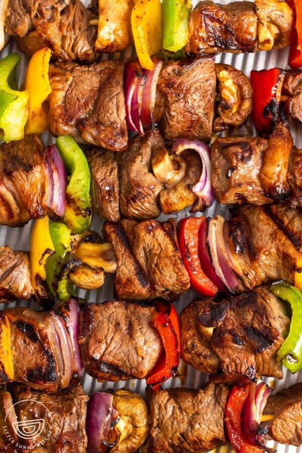 Easy Grilled Beef Kabobs Little Sunny Kitchen