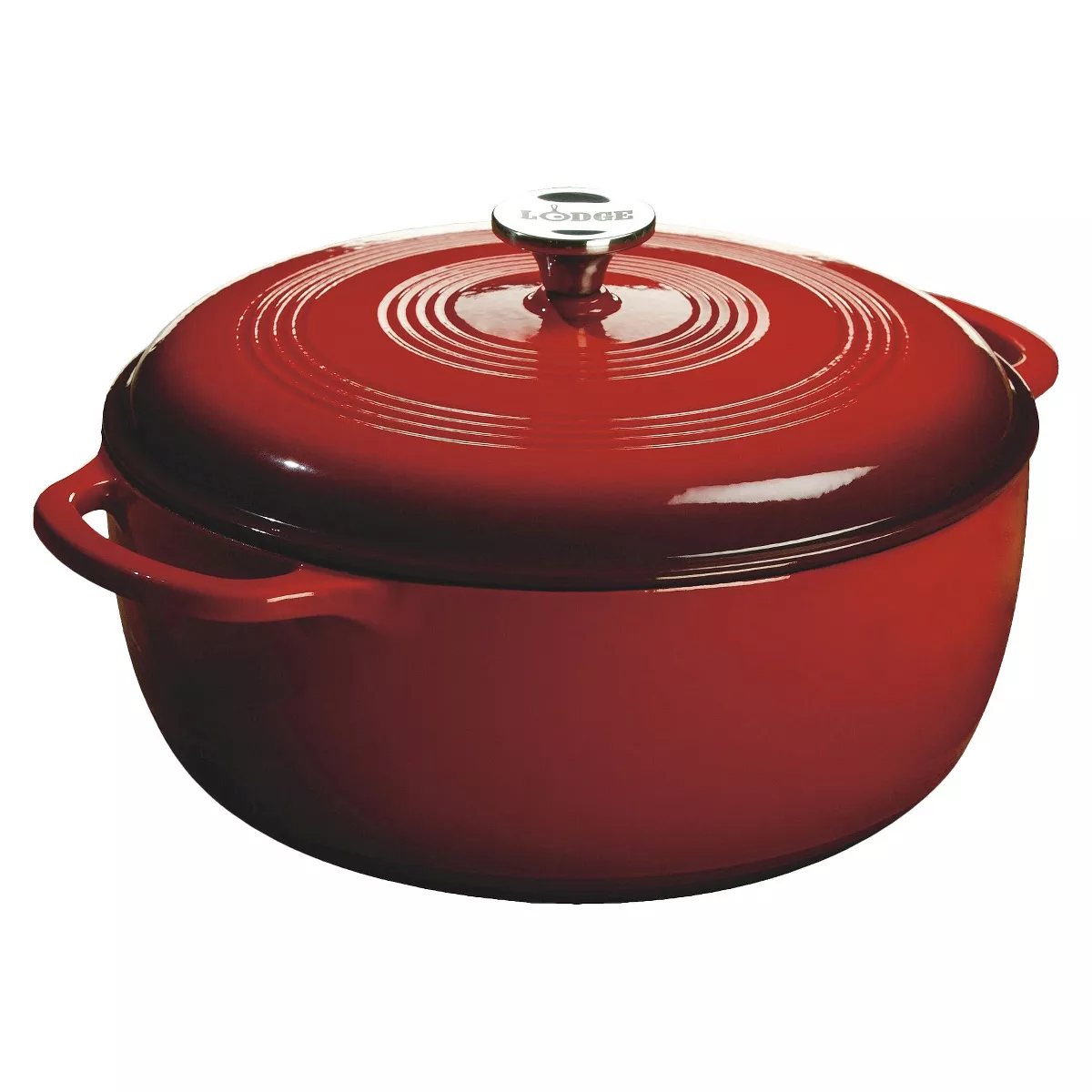 Lodge dutch oven red color