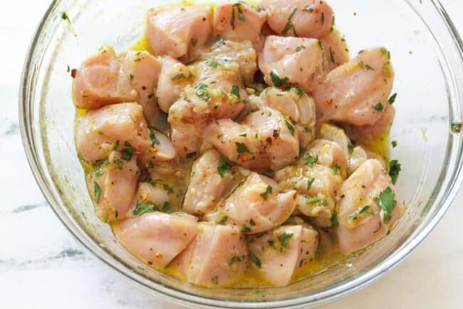 Chicken Spiedini with Amogio Sauce - Little Sunny Kitchen