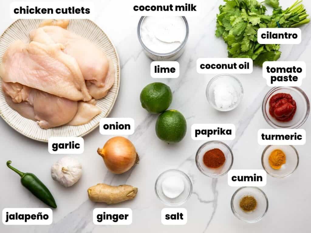 One Pan Coconut Lime Chicken