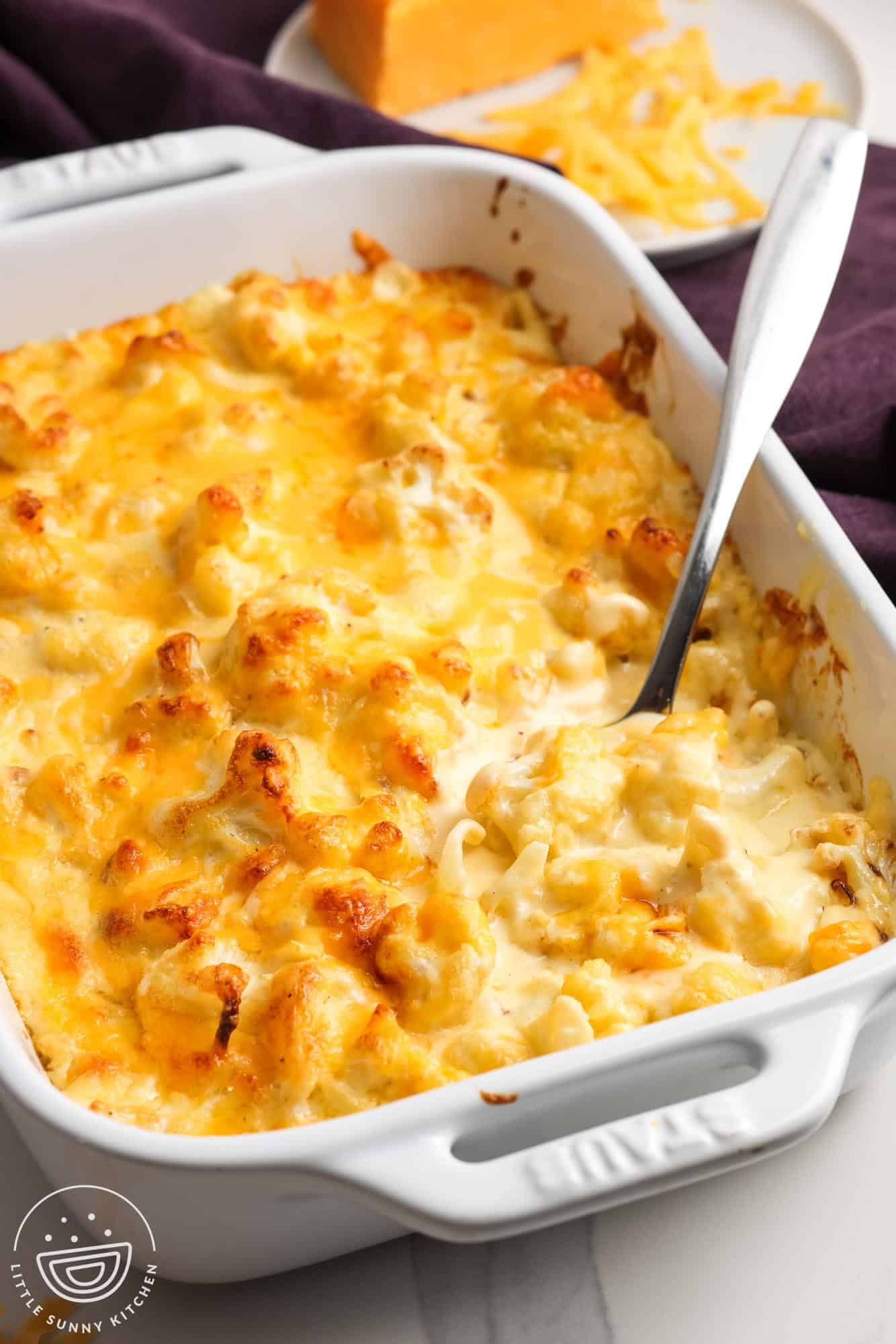 Cauliflower Mac and Cheese (British Cauliflower Cheese)