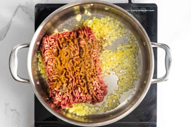Spiced Beef and Rice (Lebanese Hashweh)