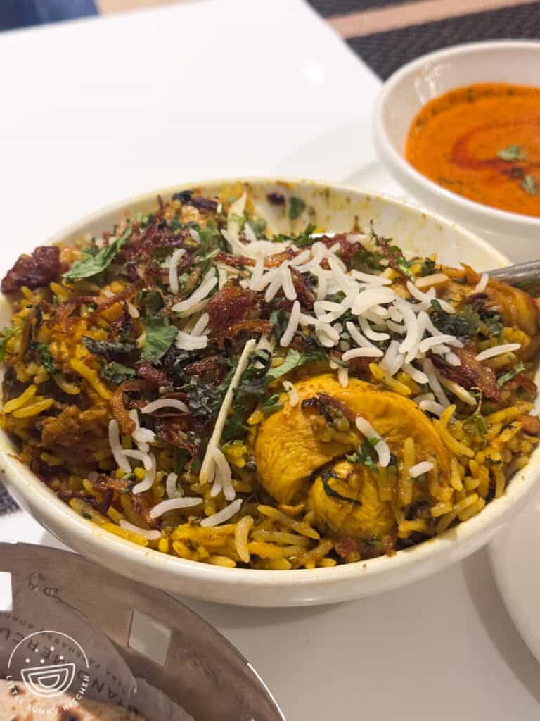 Chicken Biryani from Agra, India.
