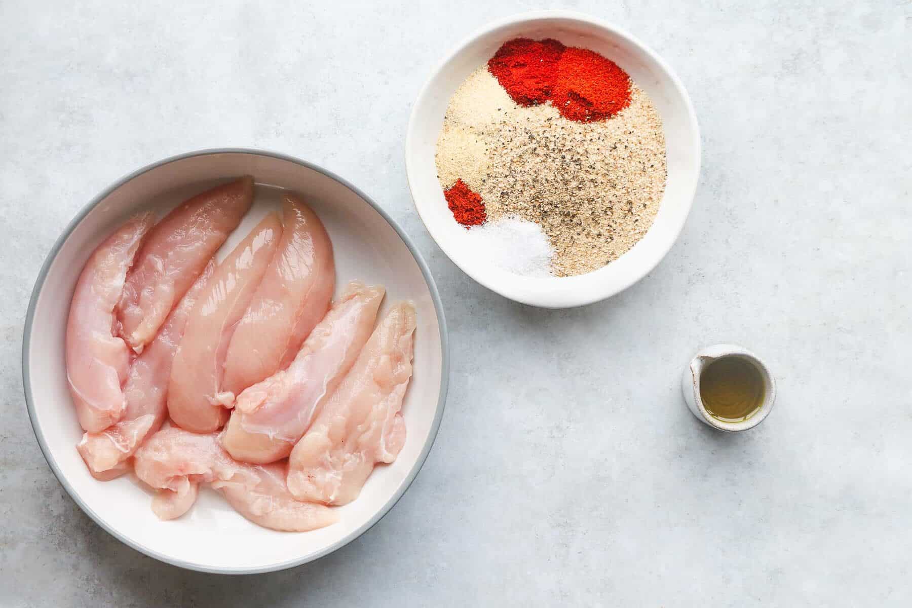 Air Fryer Chicken Tenders ingredients
