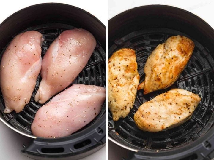 Air Fryer Chicken Breast (Healthier Crispy Fried Chicken)