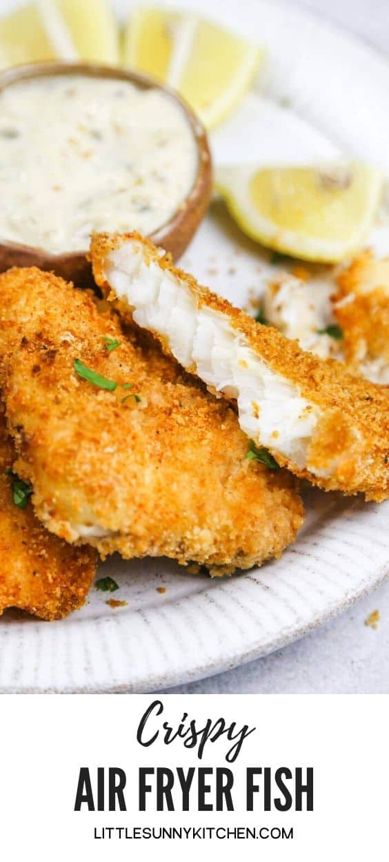 fish in air fryer Fillets fillet breaded littlesunnykitchen freidora