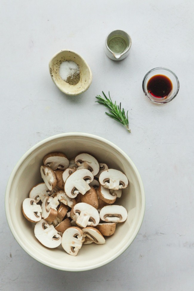 Air Fryer Mushrooms - Little Sunny Kitchen