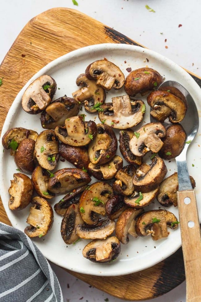 Mushroom Caps Air Fryer Recipe At Judy Morrison Blog