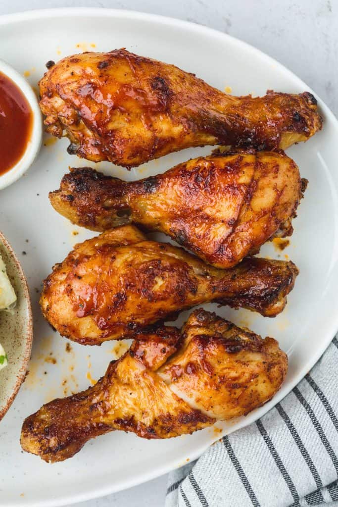 Baked BBQ Chicken Drumsticks - Little Sunny Kitchen